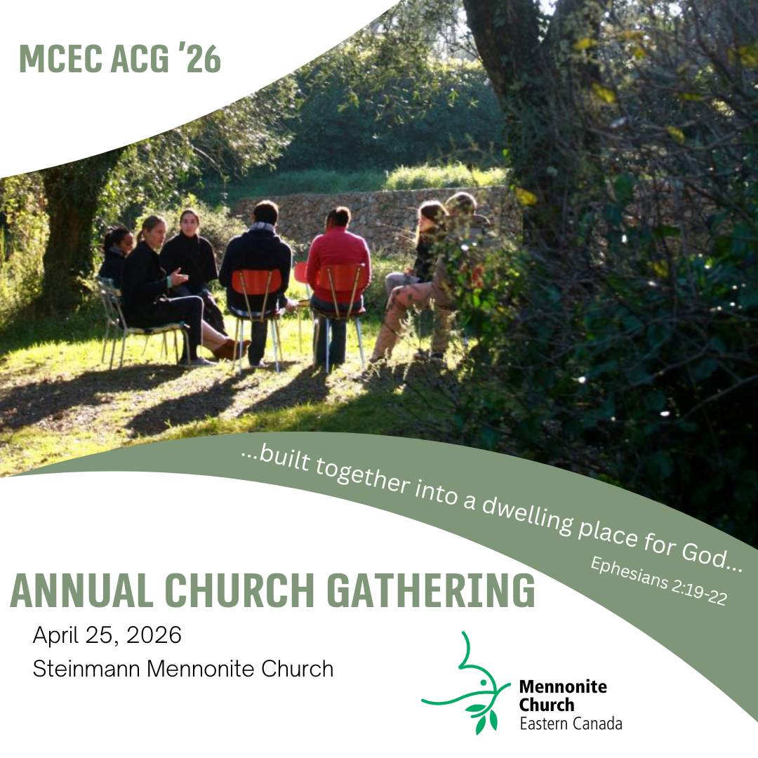 group sitting under a tree in a circle