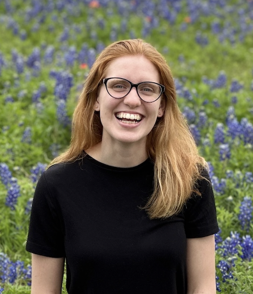 smiling woman outside