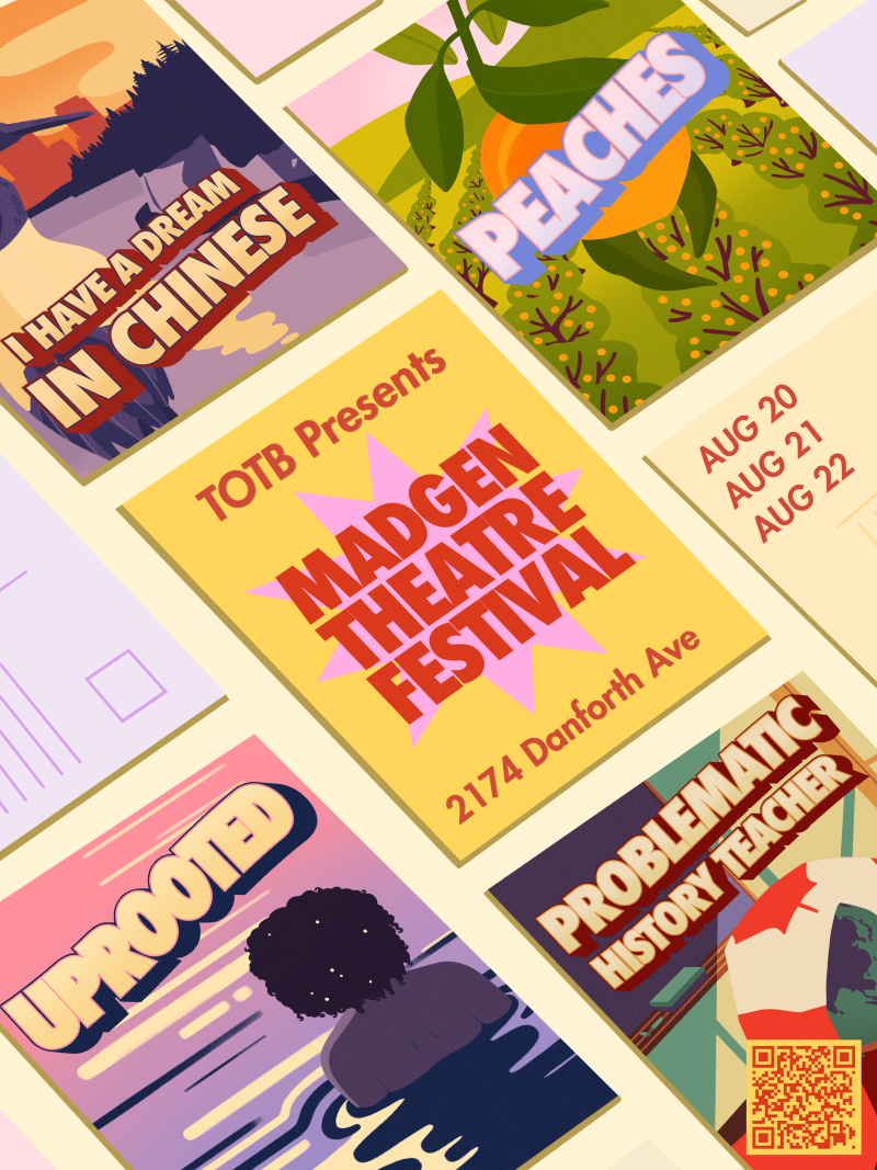 colourful collage of individual posters