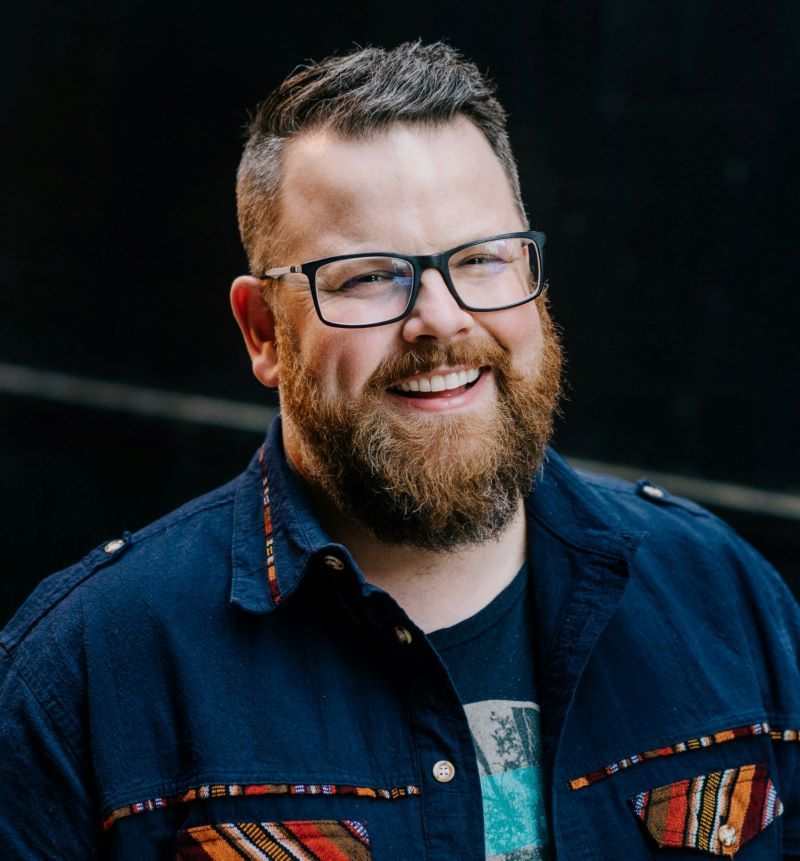 close up of smiling man