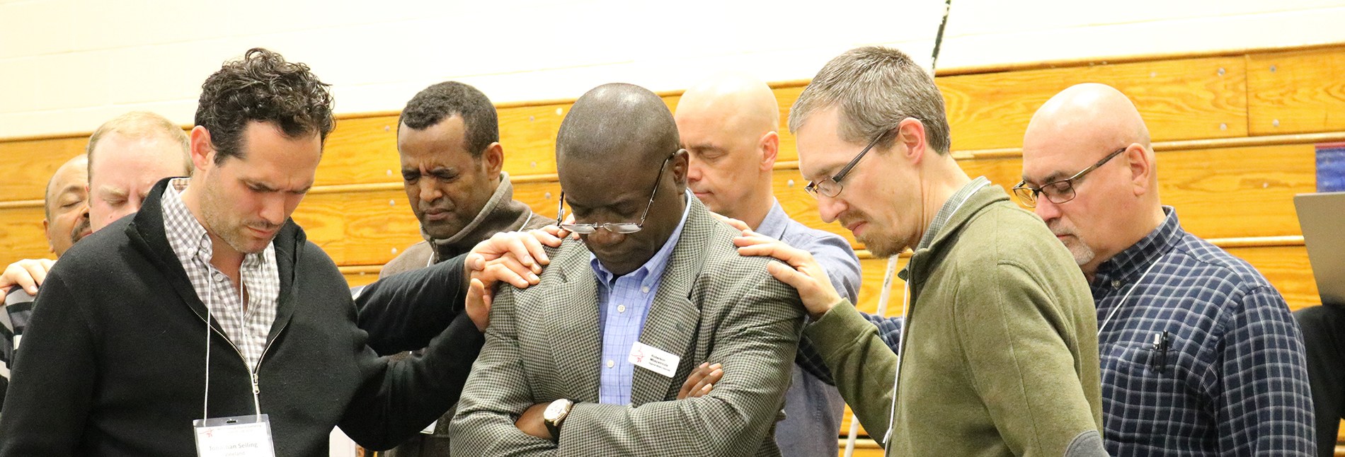 pastors praying multicultural