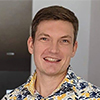 smiling man